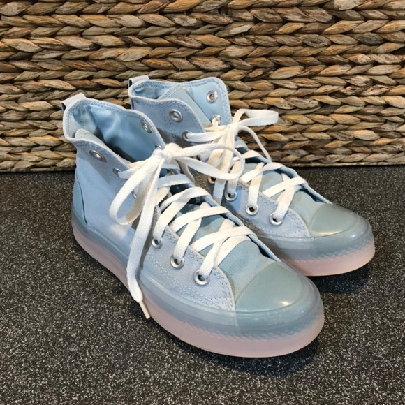 Unisex Converse Chuck Taylor Baby Blue CX High " Stretch Canvas HighTops - Picture 6 of 13